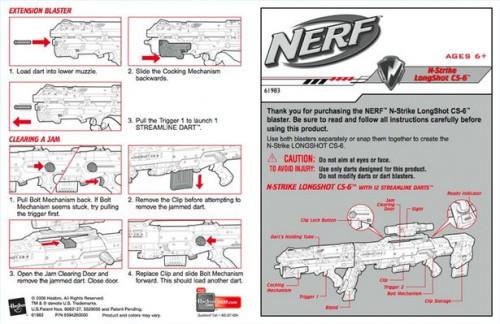 Nerf Longshot Instructions