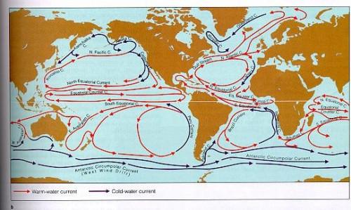 Comment les Courants océaniques créés?