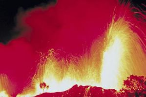 Qu'est-ce qu'un exemple d'une éruption volcanique célèbre?