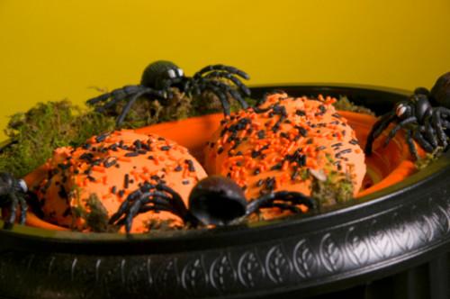 Orange Halloween aliments pour les enfants