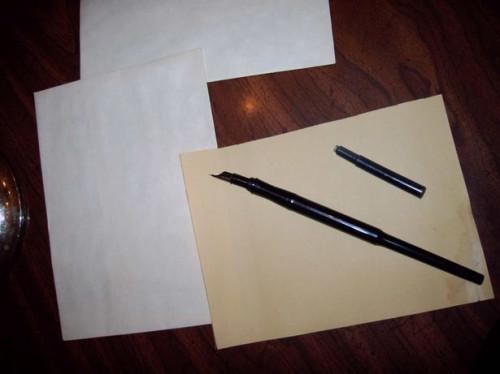 Comment faire pour mettre cartriges encre dans le manuscrit Calligraphie Stylos