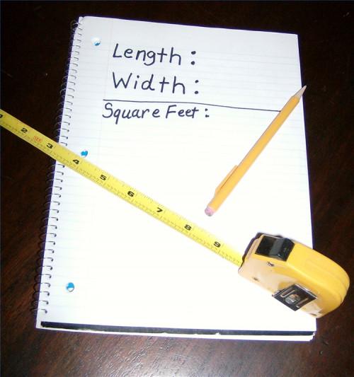 Comment mesurer Pieds carrés
