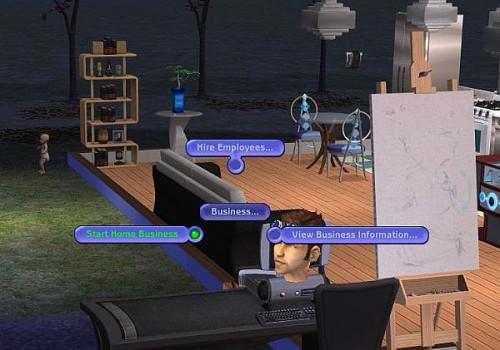 Comment faire pour démarrer une entreprise à Les Sims 2