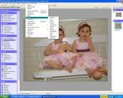 Comment faire pour modifier une photo couleur dans un Sépia photo à l'aide du logiciel Microsoft Digital Image